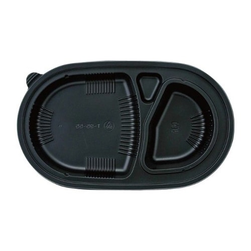 カレー容器T−95−55本体黒(カレー用)×12