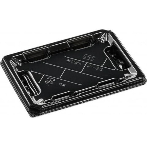 寿司容器 麗角 2−3S 黒 エフピコ×16