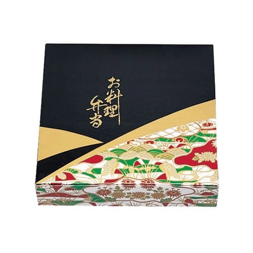 仕出し弁当容器 紙BOX一体型 65−65 錦×6