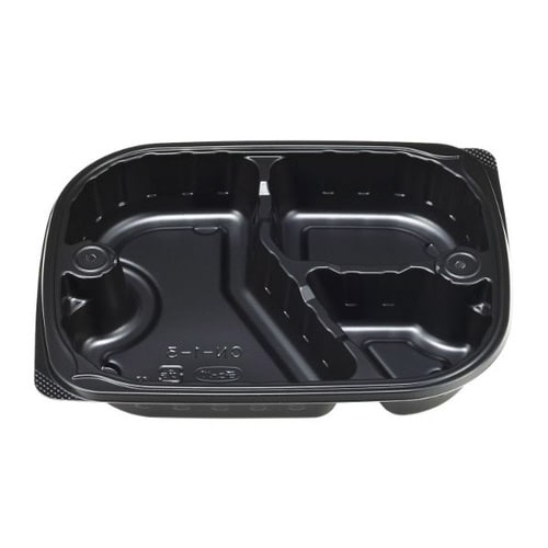 弁当容器CN−1−3黒本体エフピコチューパ×12