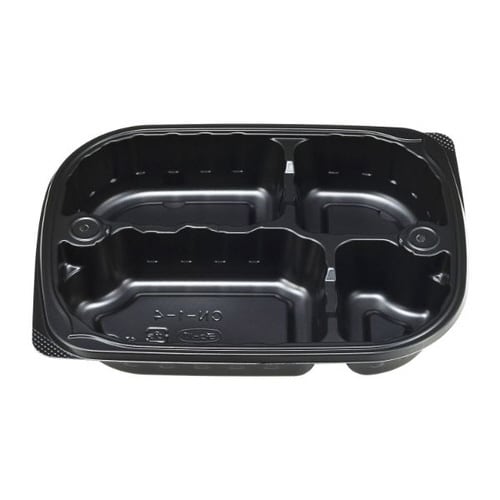 弁当容器CN−1−4黒本体エフピコチューパ×12