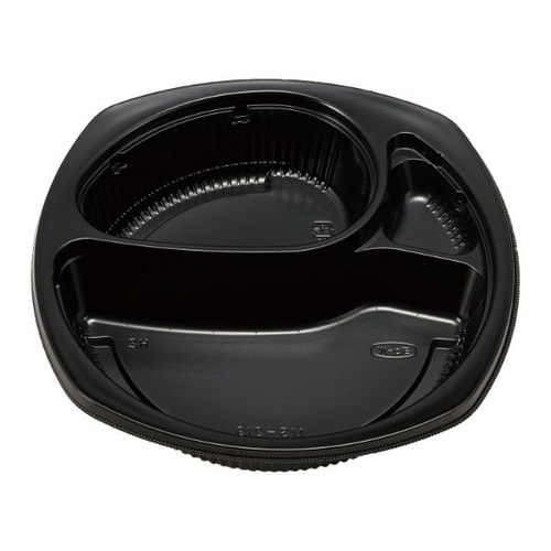 弁当容器MS−219黒本体エフピコチューパ×8