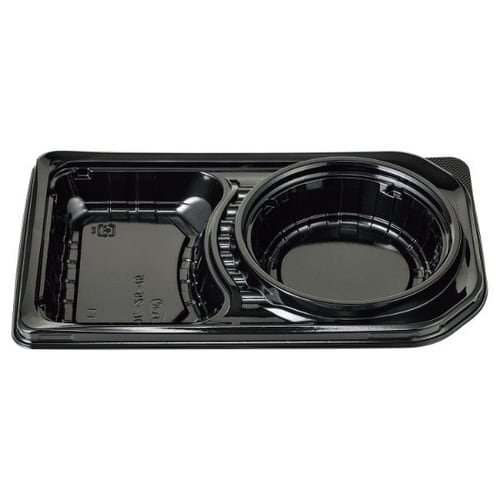 弁当容器DL−25−15黒本体チューパ×12