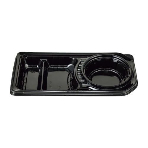 弁当容器 DL−30−15 黒 本体 チューパ×8
