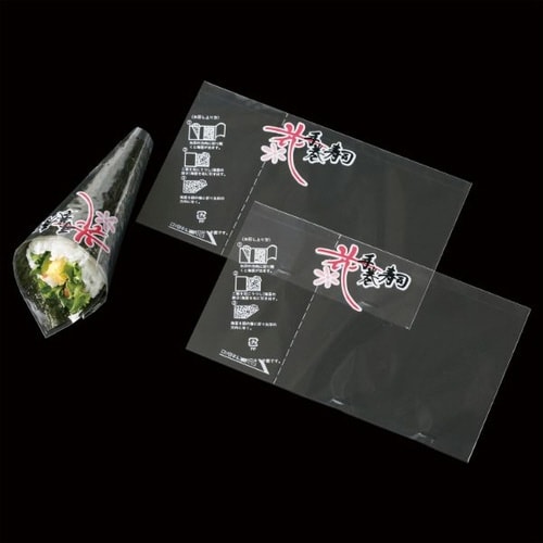 おにぎり袋 花手巻寿司用フィルム(海苔なし)×30