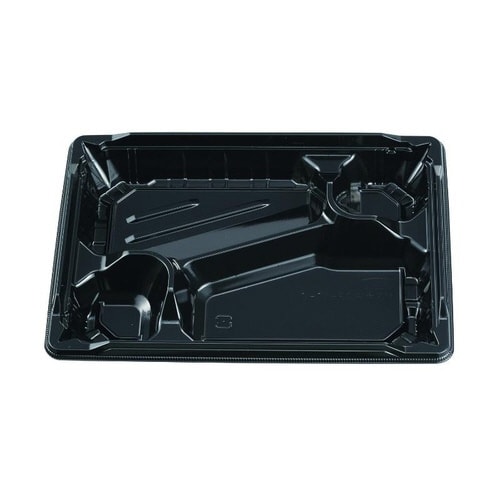 弁当容器 MS角弁 23−17−2 黒 本体×12