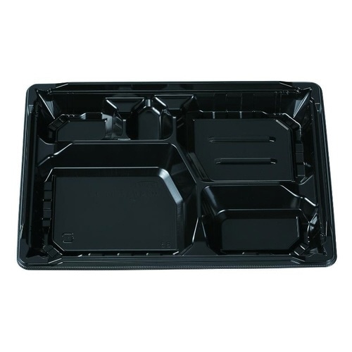 弁当容器 MS角弁 27−19−1 黒 本体×12