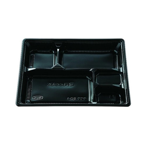 弁当容器 松花堂 204 黒 本体 チューパ×12