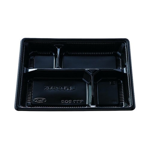 弁当容器 松花堂 202 黒 本体 チューパ×12