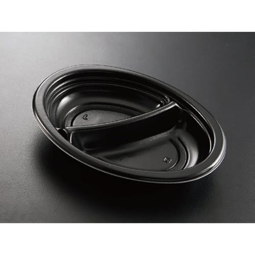 カレー容器 Kランチ−1 本体黒×24