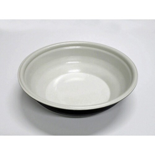 麺容器E−42浅本体白2/黒デンカポリマー×12