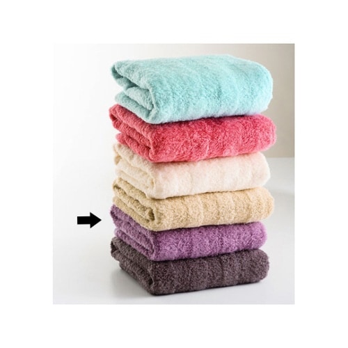 縞彩Shimaーiroフェイスタオルパープル×10