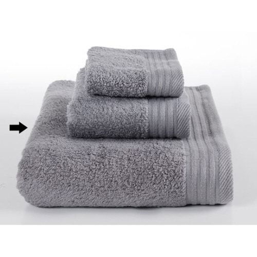 大判バスタオル No.4 シルバーグレー×6