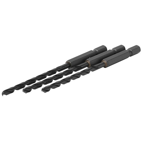 309450 鉄工用六角軸ドリル 三本入