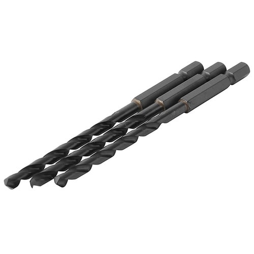 309460 鉄工用六角軸ドリル 三本入