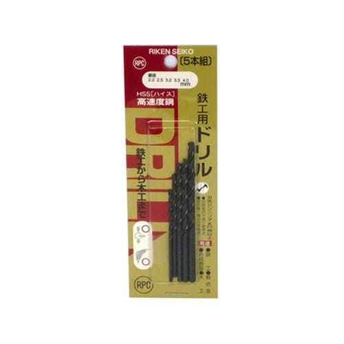 309085 鉄工用ドリルセット 5本組