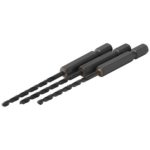 309438 鉄工用六角軸ドリル 三本入