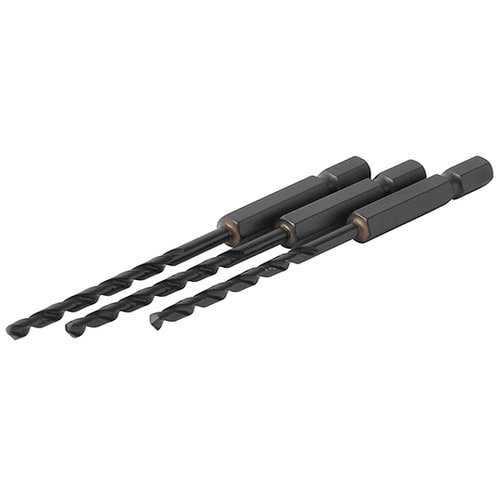309443 鉄工用六角軸ドリル 三本入