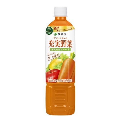 充実野菜緑黄色ミックス 740g 15本