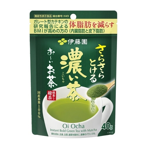 おーいお茶 さらさら抹茶入り濃い茶 40g