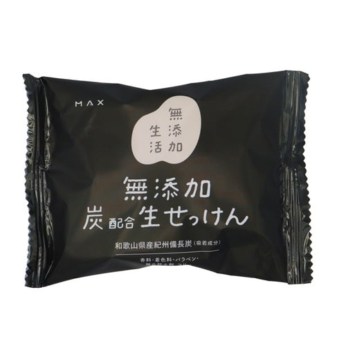 マックス無添加炭生石けん80G
