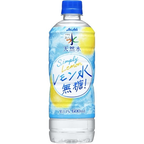 おいしい 水レモン 無糖 600ml 24本