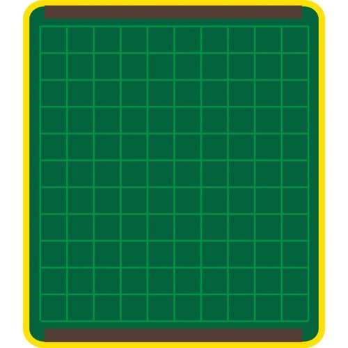 発表ボードカラーフレーム5枚組両面暗線入りYE