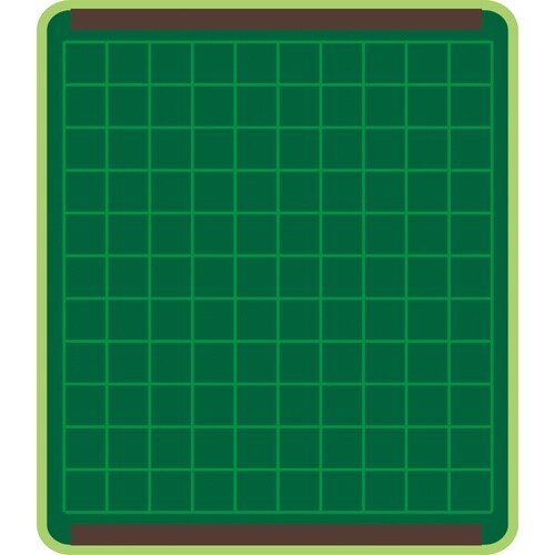 発表ボードカラーフレーム5枚組両面暗線入りGN