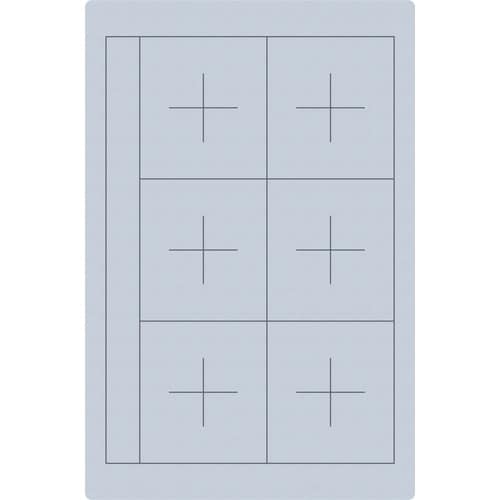 SQLabo水書マグシート黒/6マス