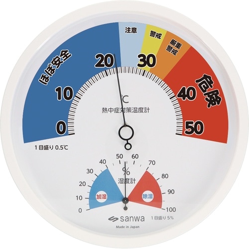 熱中症対策アナログ温湿度計