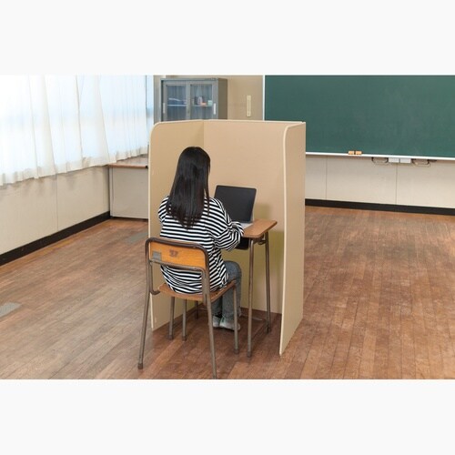 コンパクトパーテーション三つ折り全身用ワイド