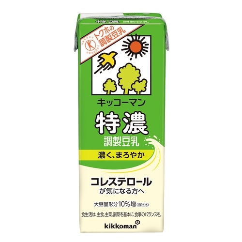 キッコーマンソイフーズ 特濃調製豆乳 200ml×