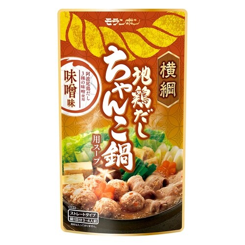 モランボン 横綱 地鶏だし ちゃんこ鍋用スープ 味