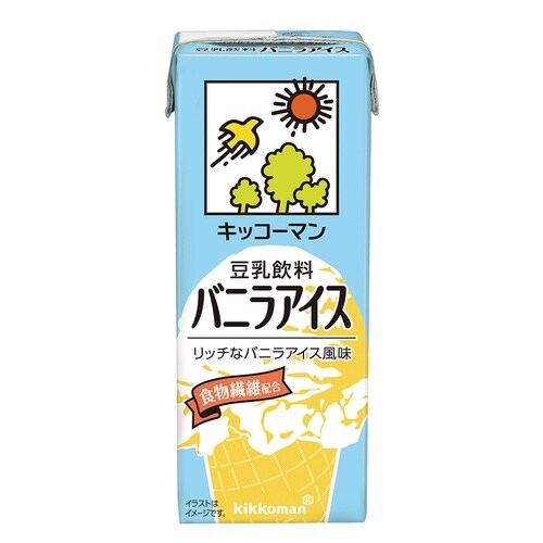 キッコーマンソイフーズ 豆乳飲料 バニラアイス 2