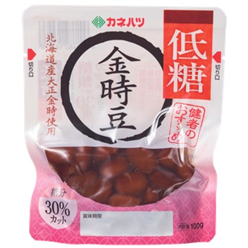 カネハツ食品 賢者のおすすめ 低糖 金時豆 100