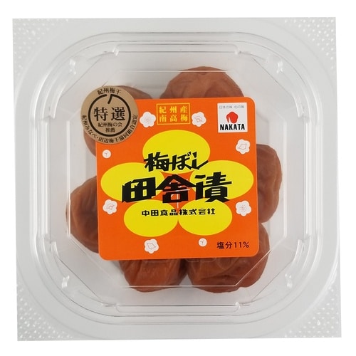 中田食品 紀州梅ぼし田舎漬 80g