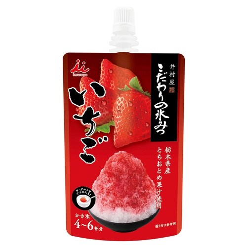 井村屋 こだわりの氷みつ いちご 150g