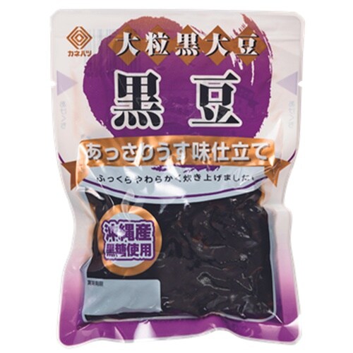 カネハツ食品 大粒黒大豆 黒豆 170g