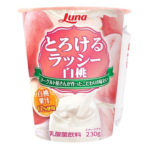 日本ルナ とろけるラッシー 白桃 230g