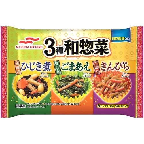 マルハニチロ 3種和惣菜 (6カップ入) 90