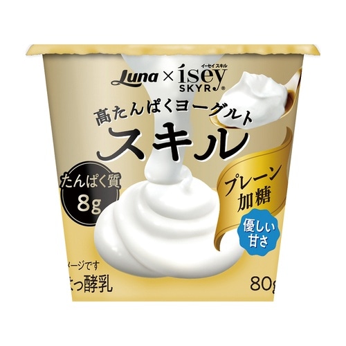 日本ルナ スキル プレーン加糖 80g