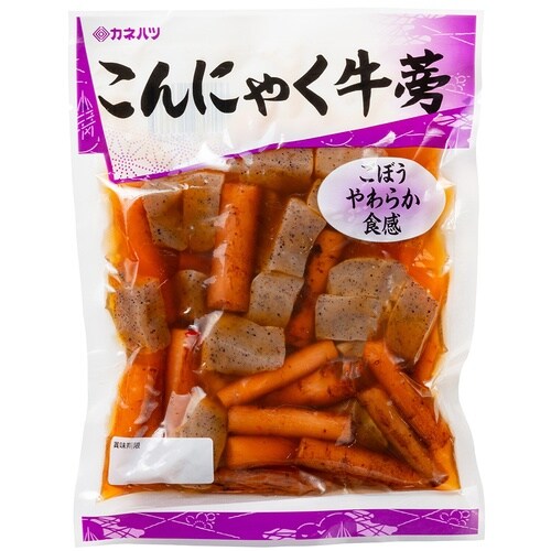 カネハツ食品 大容量総菜 こんにゃく牛蒡 330g