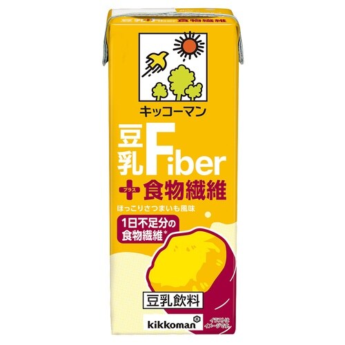 キッコーマンソイフーズ 豆乳+食物繊維 200ml