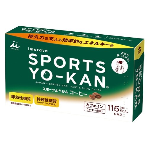 井村屋 5本入スポーツようかん コーヒー 200g