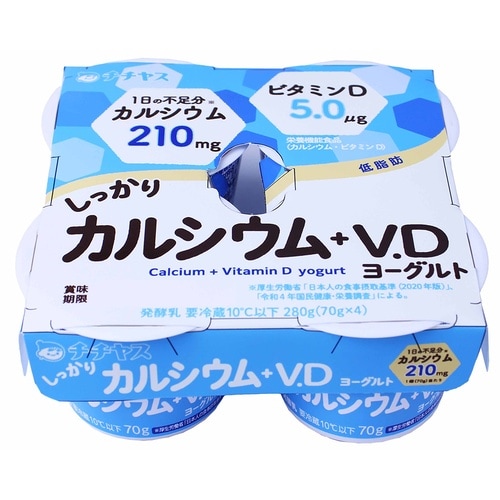 チチヤス しっかりカルシウム+VDヨーグルト 28