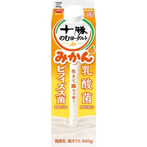 日清ヨーク 十勝のむヨーグルト みかん 900g×