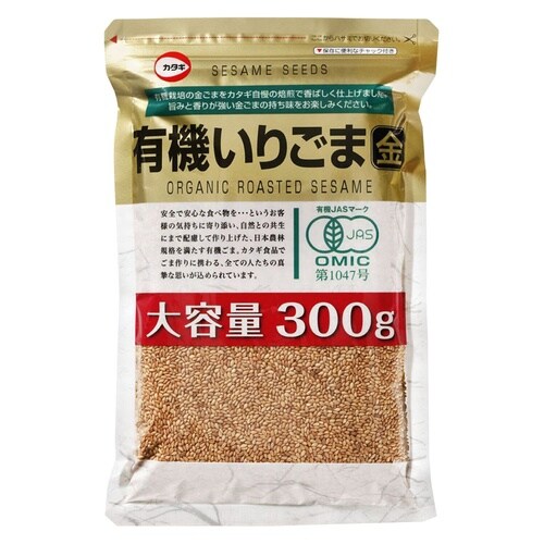 カタギ食品 有機いりごま金 300g
