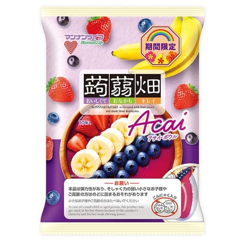 マンナンライフ 蒟蒻畑 アサイーボウル 250g×