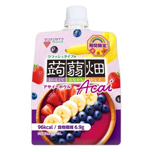 マンナンライフ クラッシュタイプの蒟蒻畑 アサイー