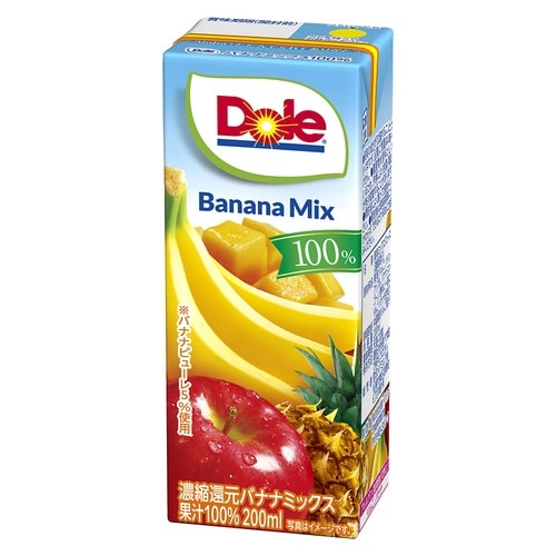 雪印メグミルク Dole バナナミックス100%